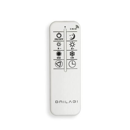 BRILAGI - LED dimbare plafondlamp APOLLO LED/58W/230V 3000-6500K 43,2x101,2 cm mat chroom + afstandsbediening