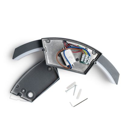 Brilagi - LED Buitenlamp met sensor ARCELO LED/9W/230V 50 cm IP54