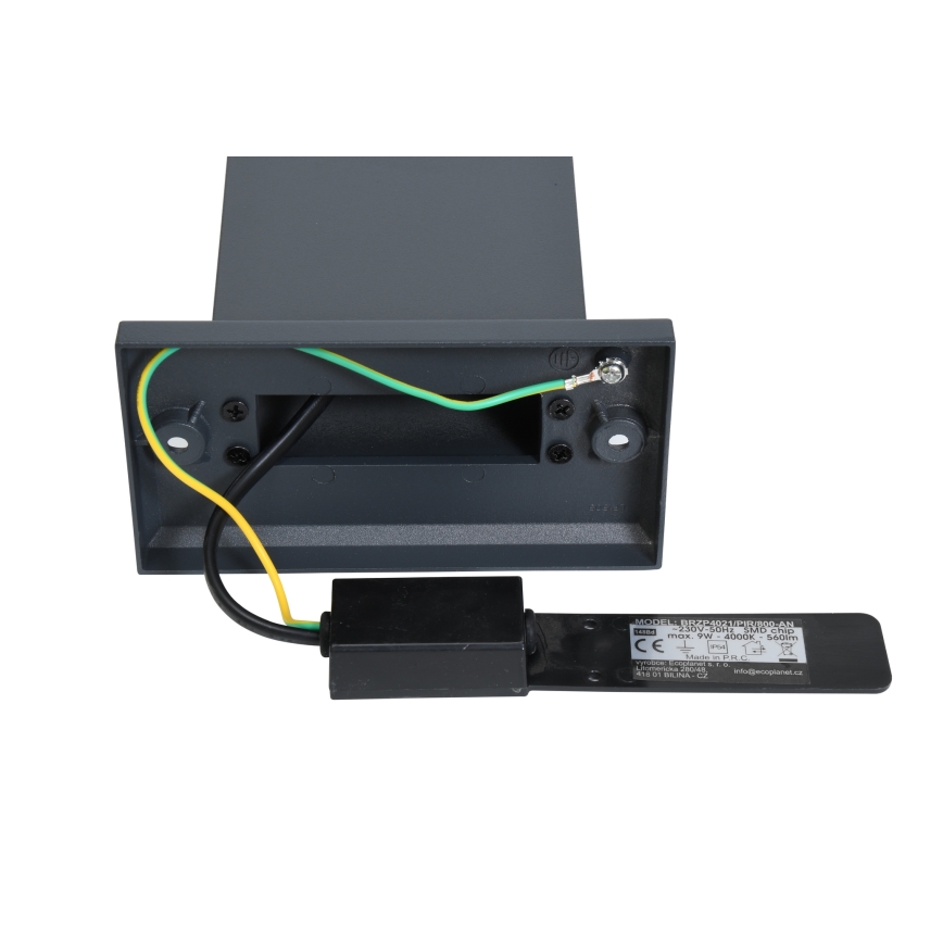 Brilagi - LED Buitenlamp met sensor ARCELO LED/9W/230V 80 cm IP54
