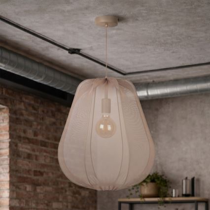 Brilagi - ARVEN LED-hanglamp aan snoer 1xE27/8W/230V Ø 37 cm beige
