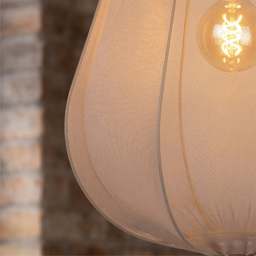 Brilagi - ARVEN LED-hanglamp aan snoer 1xE27/8W/230V Ø 37 cm beige
