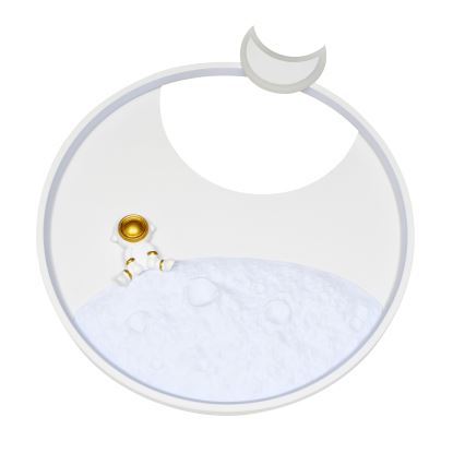 Brilagi - LED-dimbare plafondlamp voor kinderkamer ASTRO LED/20W/230V Ø 50 cm 3000-6000K astronaut + afstandsbediening