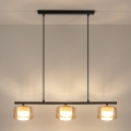 Brilagi - AURA LUX hanglamp aan kabel 3xGX53/30W/230V zwart/goud