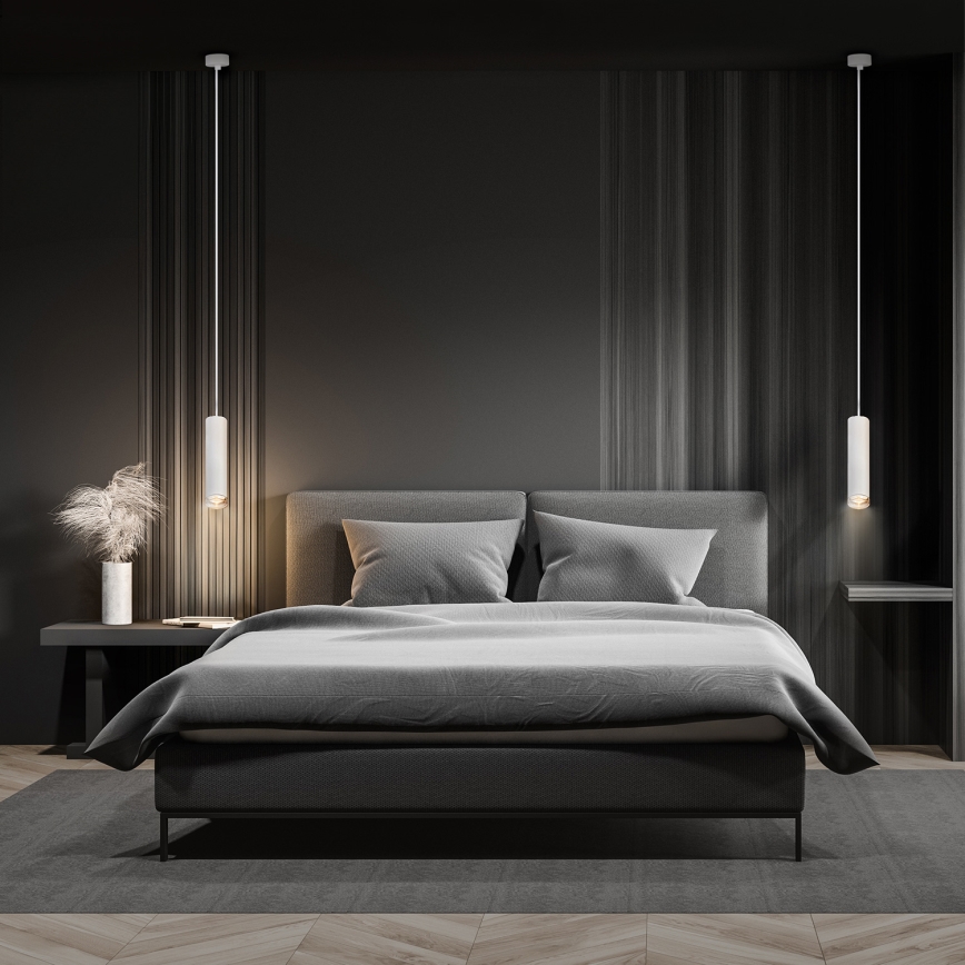 Brilagi - Badkamer hanglamp aan een koord SELE AQUA 1xGU10/30W/230V IP44 wit