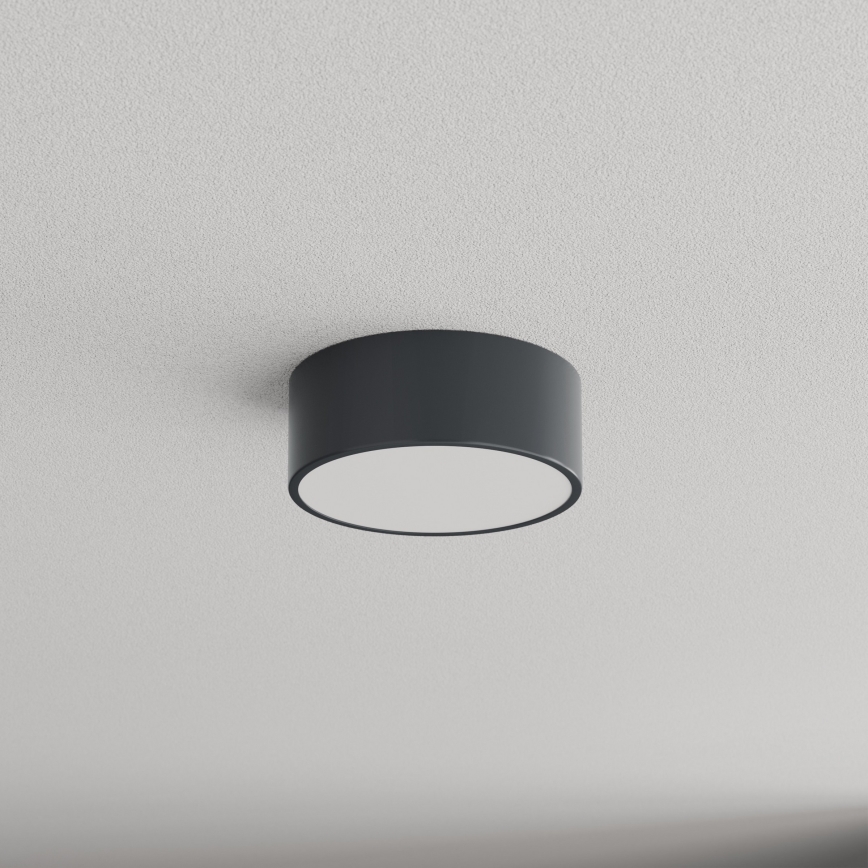 Brilagi - Plafondlamp voor de badkamer CLARE 1xE27/24W/230V Ø 20 cm antraciet IP54