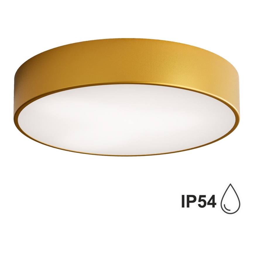 Brilagi - Badkamer plafondlamp CLARE 2xE27/24W/230V diameter 40 cm IP54 goud