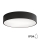 Brilagi - Badkamer plafondlamp CLARE 3xE27/24W/230V diameter 40 cm zwart IP54