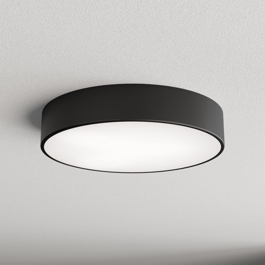 Brilagi - Badkamer plafondlamp CLARE 3xE27/24W/230V diameter 40 cm zwart IP54