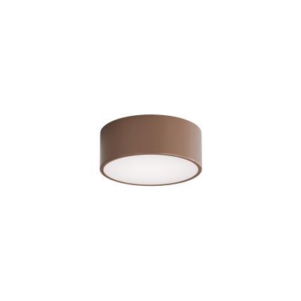 Brilagi - Plafondlamp voor badkamer met bewegings- en schemersensor CLARE 1xE27/24W/230V Ø 20 cm bruin IP54