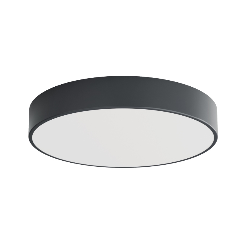 Brilagi - Plafondlamp voor de badkamer met bewegings- en schemeringssensor CLARE 4xE27/24W/230V Ø 50 cm antraciet IP54