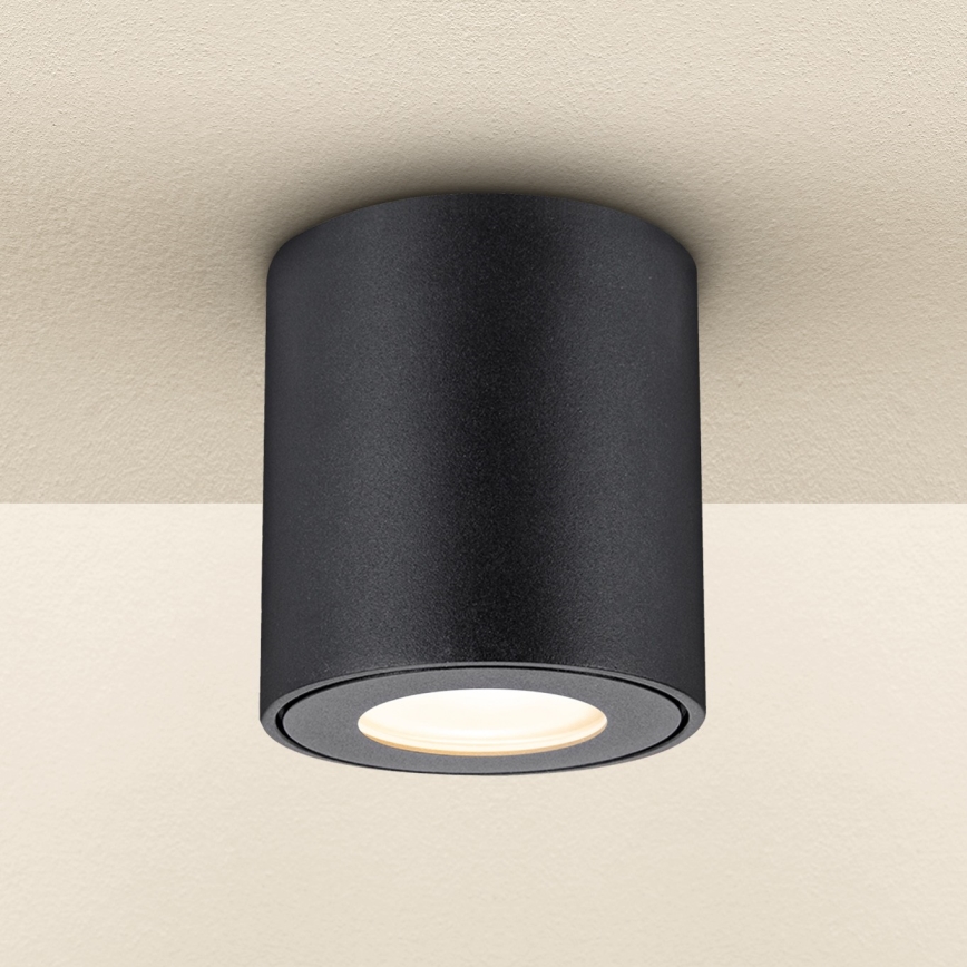 Brilagi - Badkamer spot MIA 1xGU10/30W/230V 84x80 mm zwart IP54