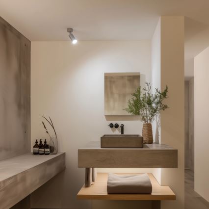 Brilagi - Badkamer spot SELE 1xGU10/30W/230V IP44 zilver