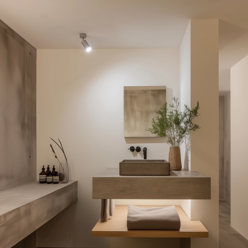 Brilagi - Badkamer spot SELE 1xGU10/30W/230V IP44 zilver