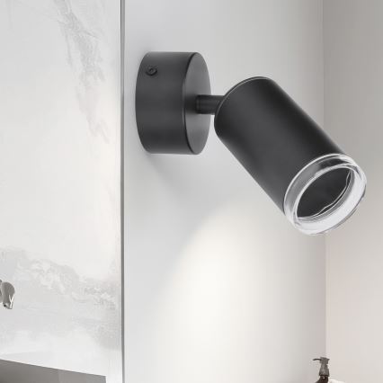Brilagi - Badkamer spot SELE 1xGU10/30W/230V IP44 zwart