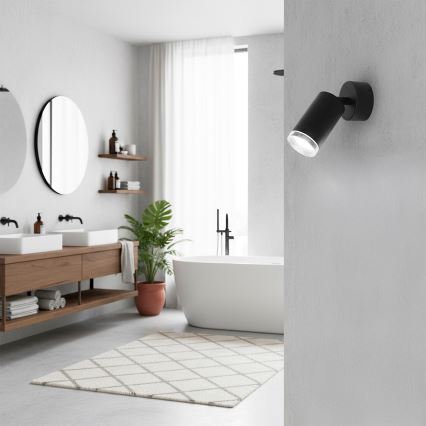Brilagi - Badkamer spot SELE 1xGU10/30W/230V IP44 zwart