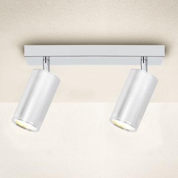 Brilagi - Badkamer spot SELE 2xGU10/30W/230V IP44 glanzend chroom