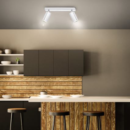 Brilagi - Badkamer spot SELE 2xGU10/30W/230V IP44 glanzend chroom