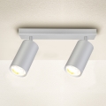 Brilagi - Badkamer spot SELE 2xGU10/30W/230V IP44 zilver