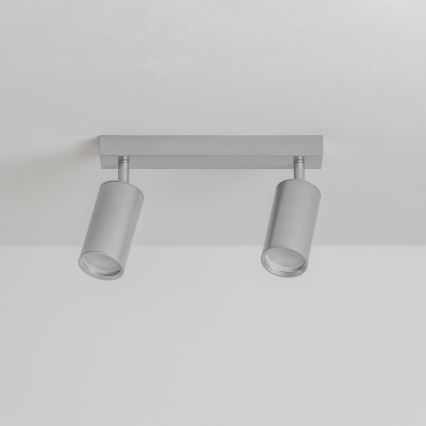Brilagi - Badkamer spot SELE 2xGU10/30W/230V IP44 zilver