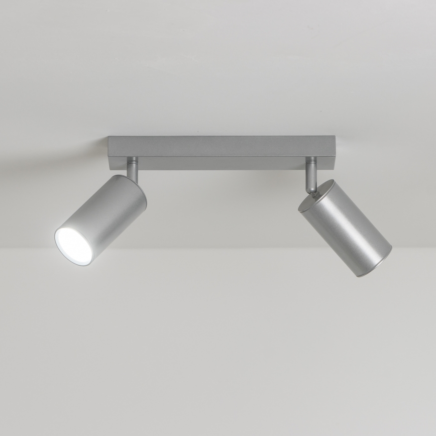 Brilagi - Badkamer spot SELE 2xGU10/30W/230V IP44 zilver