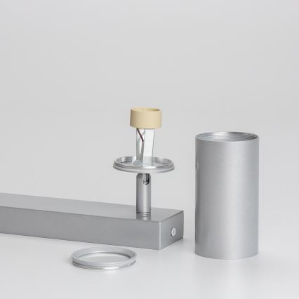 Brilagi - Badkamer spot SELE 2xGU10/30W/230V IP44 zilver