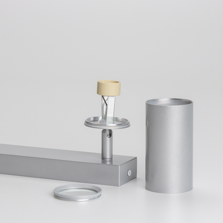 Brilagi - Badkamer spot SELE 2xGU10/30W/230V IP44 zilver