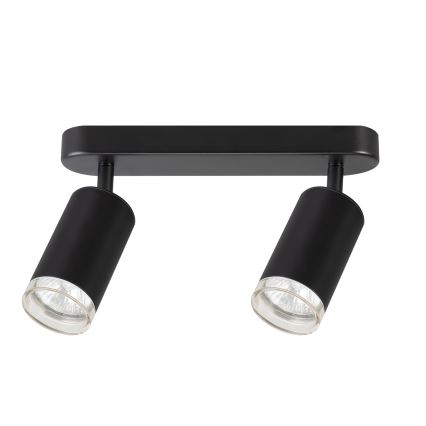 Brilagi - Badkamer spot SELE 2xGU10/30W/230V IP44 zwart