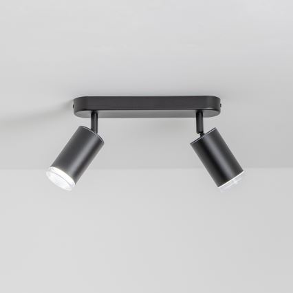 Brilagi - Badkamer spot SELE 2xGU10/30W/230V IP44 zwart
