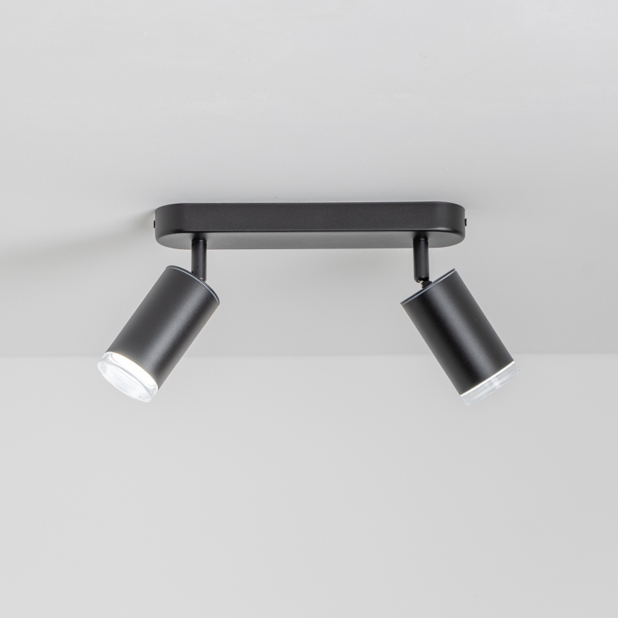 Brilagi - Badkamer spot SELE 2xGU10/30W/230V IP44 zwart