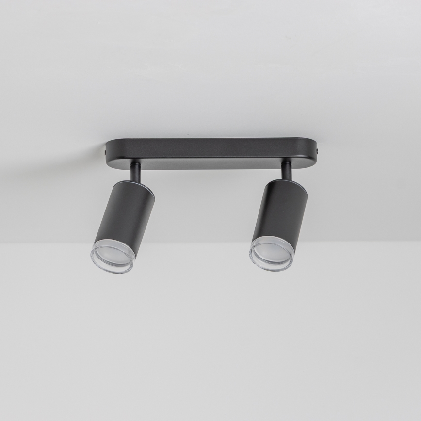 Brilagi - Badkamer spot SELE 2xGU10/30W/230V IP44 zwart
