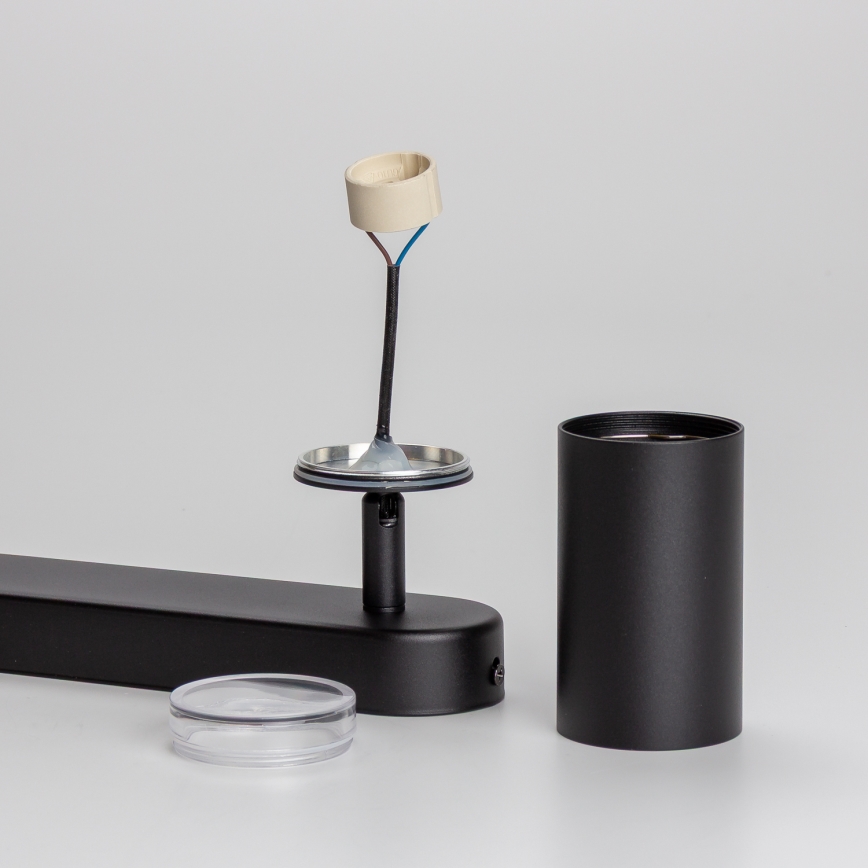 Brilagi - Badkamer spot SELE 2xGU10/30W/230V IP44 zwart