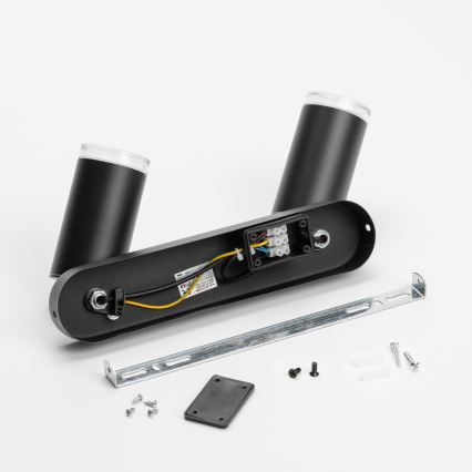 Brilagi - Badkamer spot SELE 2xGU10/30W/230V IP44 zwart