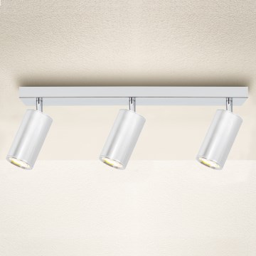 Brilagi - Badkamer spot SELE 3xGU10/30W/230V IP44 glanzend chroom