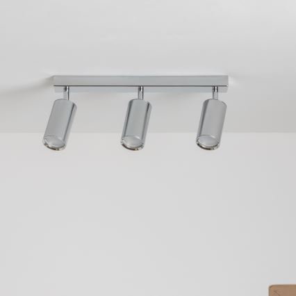 Brilagi - Badkamer spot SELE 3xGU10/30W/230V IP44 glanzend chroom