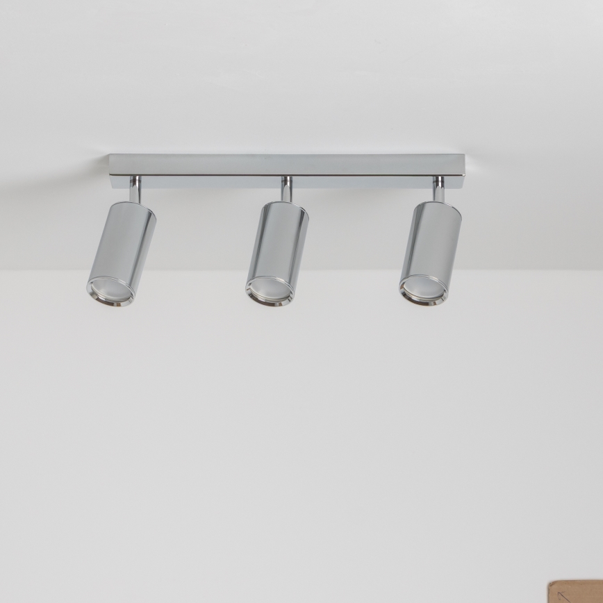 Brilagi - Badkamer spot SELE 3xGU10/30W/230V IP44 glanzend chroom