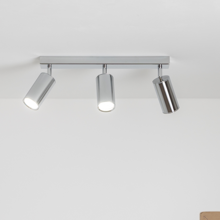 Brilagi - Badkamer spot SELE 3xGU10/30W/230V IP44 glanzend chroom