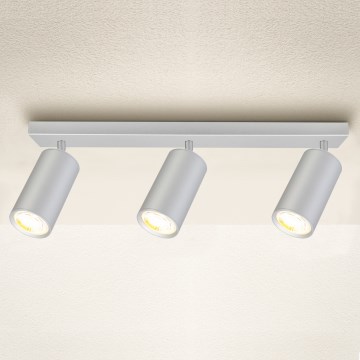 Brilagi - Badkamer spot SELE 3xGU10/30W/230V IP44 zilver