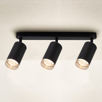 Brilagi - Badkamer spot SELE 3xGU10/30W/230V IP44 zwart
