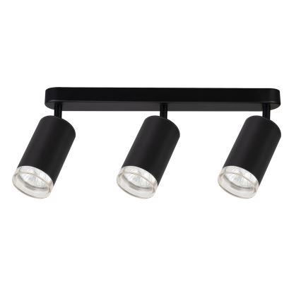 Brilagi - Badkamer spot SELE 3xGU10/30W/230V IP44 zwart