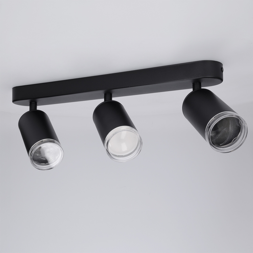Brilagi - Badkamer spot SELE 3xGU10/30W/230V IP44 zwart