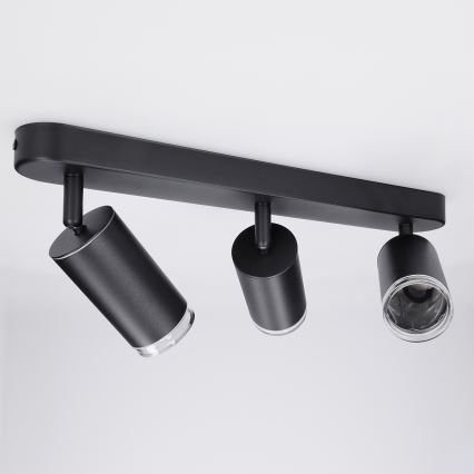 Brilagi - Badkamer spot SELE 3xGU10/30W/230V IP44 zwart