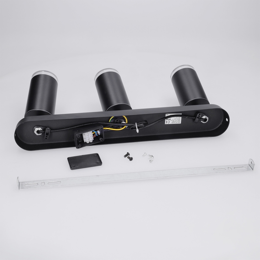 Brilagi - Badkamer spot SELE 3xGU10/30W/230V IP44 zwart