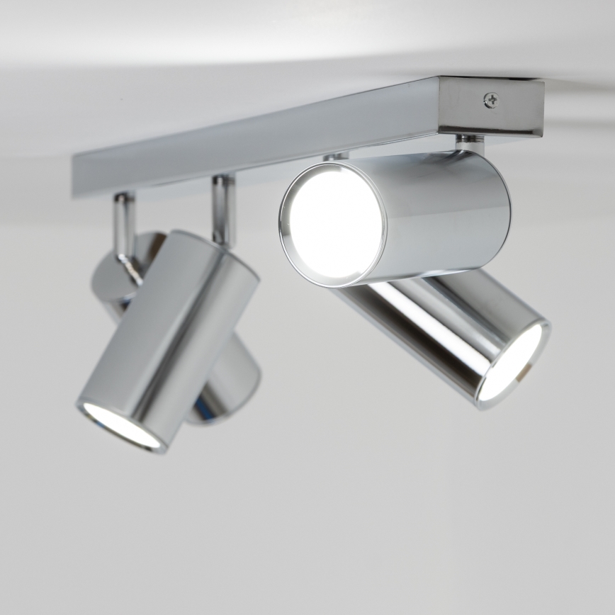 Brilagi - Badkamer spot SELE 4xGU10/30W/230V IP44 glanzend chroom
