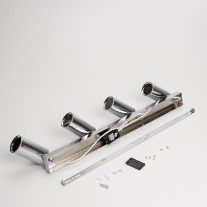 Brilagi - Badkamer spot SELE 4xGU10/30W/230V IP44 glanzend chroom