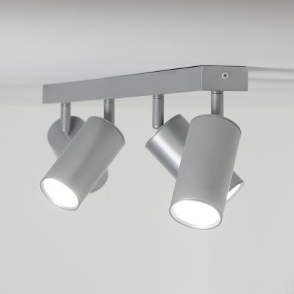 Brilagi - Badkamer spot SELE 4xGU10/30W/230V IP44 zilver