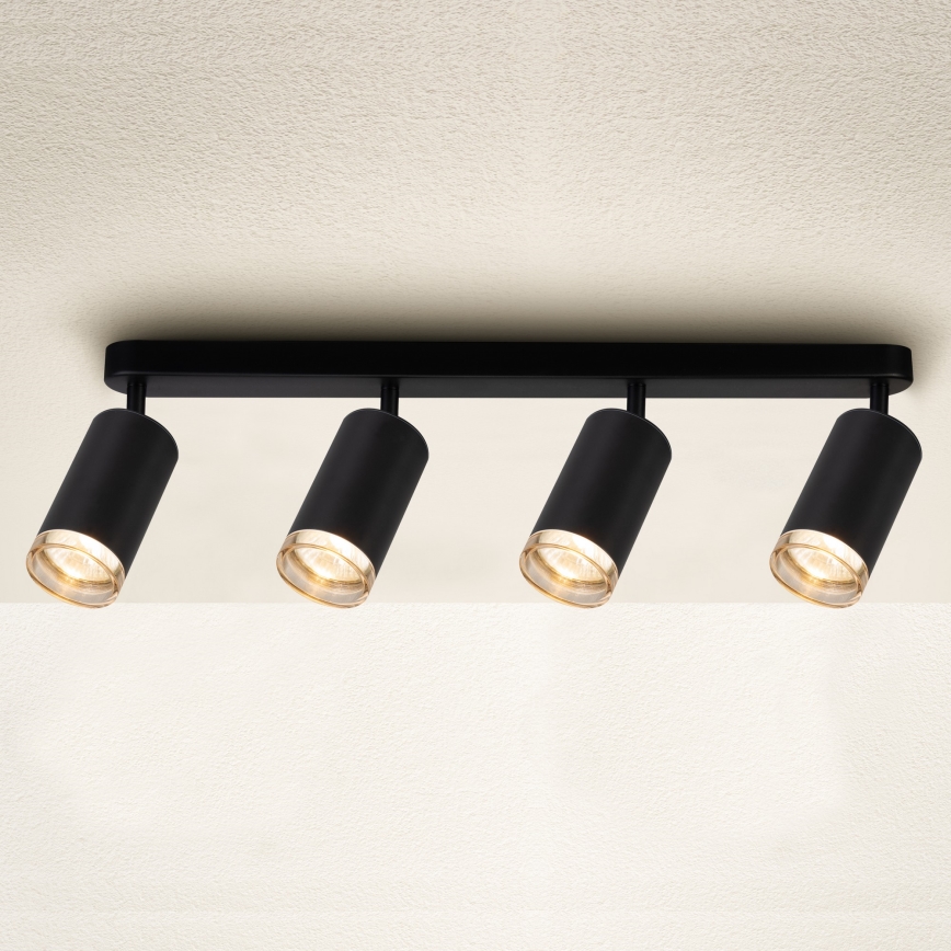 Brilagi - Badkamer spot SELE 4xGU10/30W/230V IP44 zwart