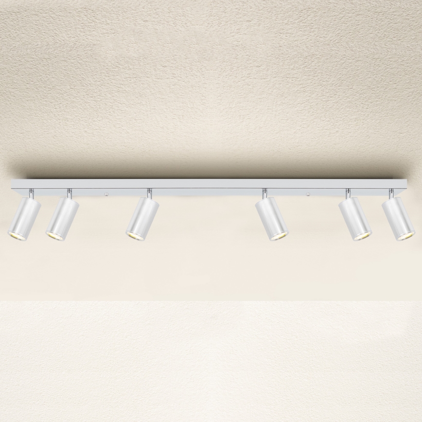 Brilagi - Badkamer spot SELE 6xGU10/30W/230V IP44 glanzend chroom
