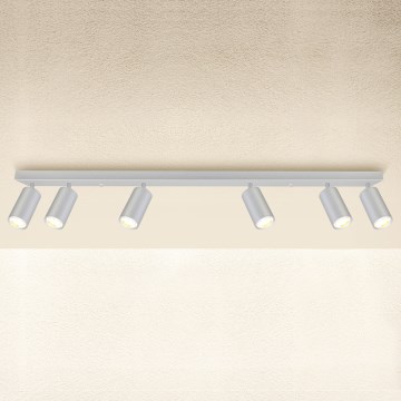 Brilagi - Badkamer spot SELE 6xGU10/30W/230V IP44 zilver