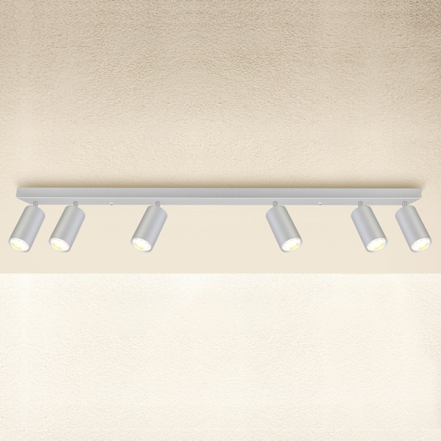 Brilagi - Badkamer spot SELE 6xGU10/30W/230V IP44 zilver