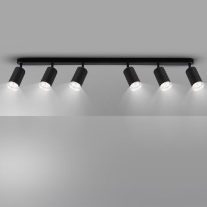 Brilagi - Badkamer spot SELE 6xGU10/30W/230V IP44 zwart